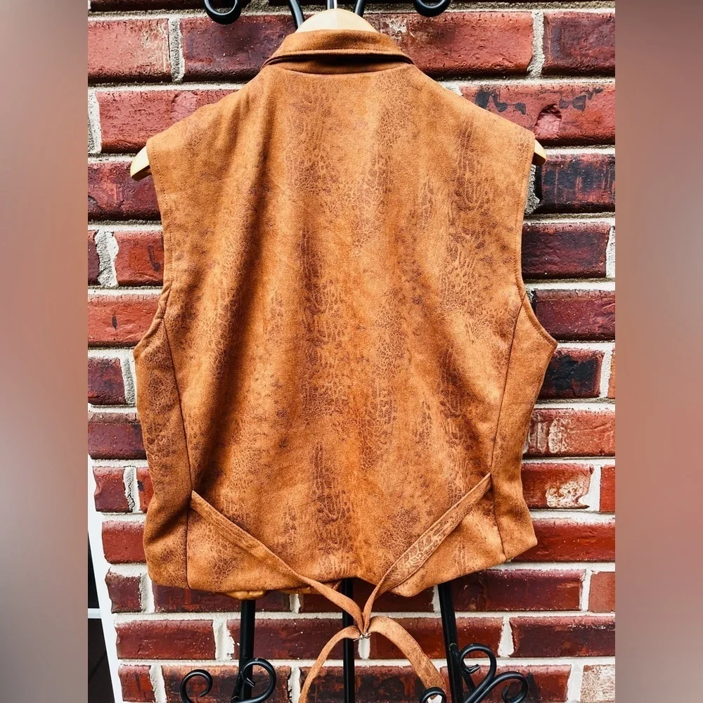 Men's Brown Vest new